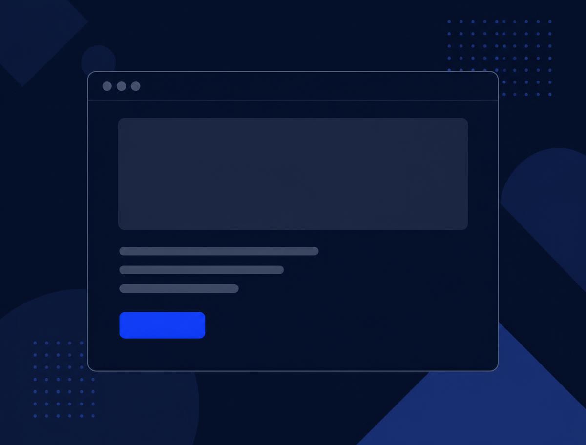 From marketing idea to launch-ready landing page — placeholder visual